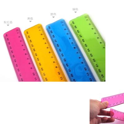 China Custom Flexible Metal PVC Ruler 30cm for sale