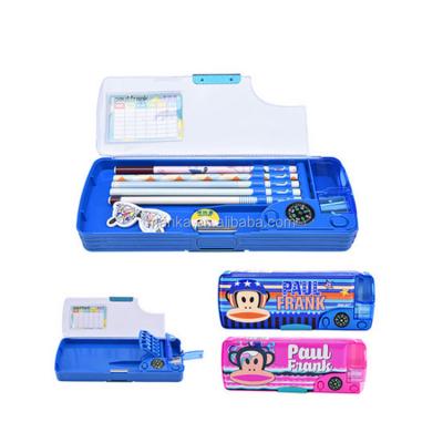 China Schools & Desks School New Design Multifunctional Plastic/PP/PVC Pencil Case for sale