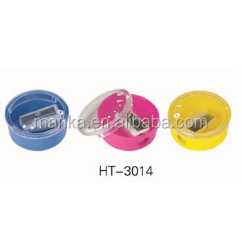 China round one hole pencil sharpeners for student or promotion item HT3014 for sale