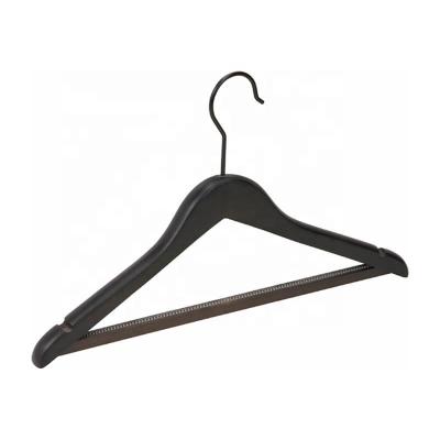 China New Morden Design Luxury High Quality Special Black Plastic Coat Hangers For Hotel for sale