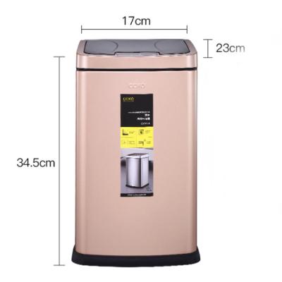 China 2022 6L Induction Smart Trash Bin Sustainable With Lid Hotel Living Room Kitchen Automatic Trash Can for sale