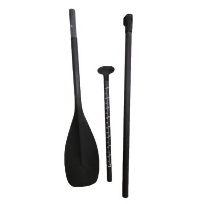 China Unisex Factory Price 3 Pieces Adjustable SIP Paddle Carbon SUP Paddle for sale