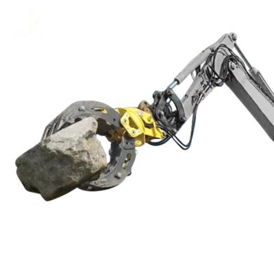 China energy & Mining Hydraulic Rotating Grapple Heavy Duty Excavator Hydraulic Grapple For R500LC-7 Excavator for sale