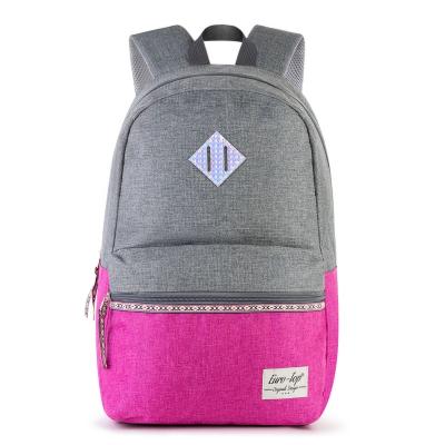 China Custom Made Polyester Leisure Ladies College Backpack Bagpack School Bag Simple Girls Bag Waterproof Schoolbags for sale