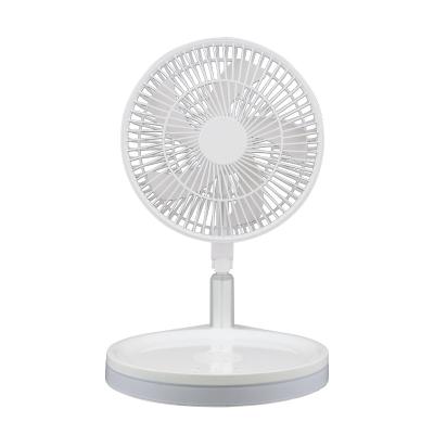 China 2022 Newest Folding Air Cooling Fan Rechargeable Battery Performance 4 Speed ​​Air Cooling Fan Outdoor Pedestal Fan for sale