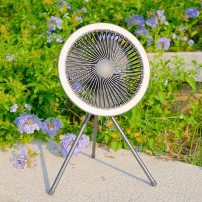 China Hot Sale Home Office Portable Outdoor Camping Ceiling LED Light 2022 Solar Fan LED Lighting Usb Rechargeable Fan for sale