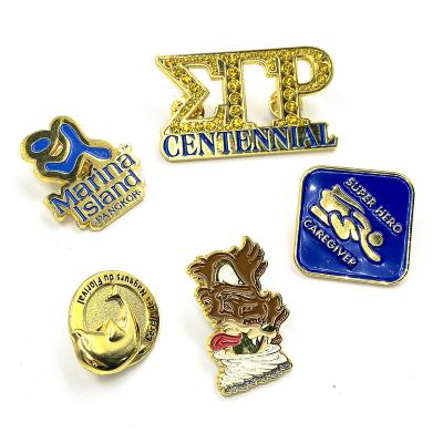 China Metal Badge Manufacturing Antique Imitation Anime Cartoon Hard Enamel Pin Soft Lapel Pin Custom Enamel Pin for sale