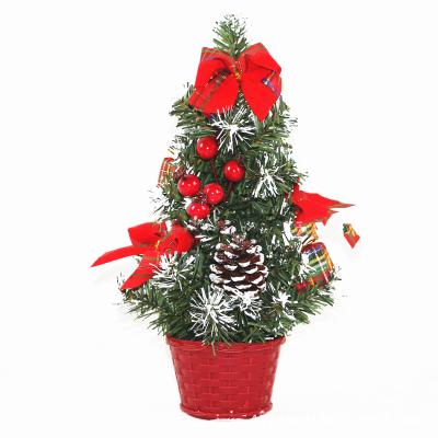 China 20-60Cm Flame Retardant PVC Christmas Tree Decorated With A Canvas Table For Christmas Decorations for sale