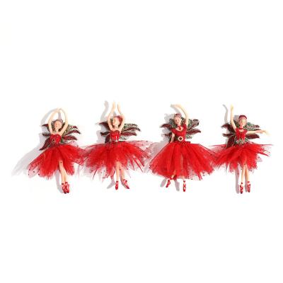 China PLASTIC valentines day gift for christmas tree decoration ballerina doll flower dance fairy belle for sale