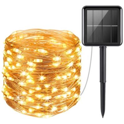 China 2021 OEM Use 10m 20m 30m Commercial Waterproof Belt Coopers Fairy Tale Solar Lighting Outdoor Decoration Led Christmas And Holiday String Light for sale