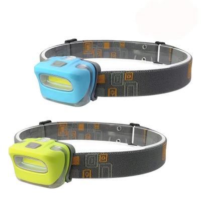 China OEM NEW Hunting Camping Sports Torch Cycling Modes Super Bright Mini Battery Working Cob Outdoor Customs Lead Rechargeable Headlamp for sale