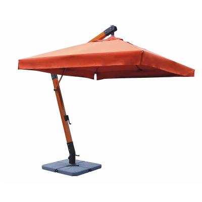 China Sun Wind Rain Proof Outdoor waterproof umbrella height adjustable patio aluminum frame umbrella with base for Beach for sale