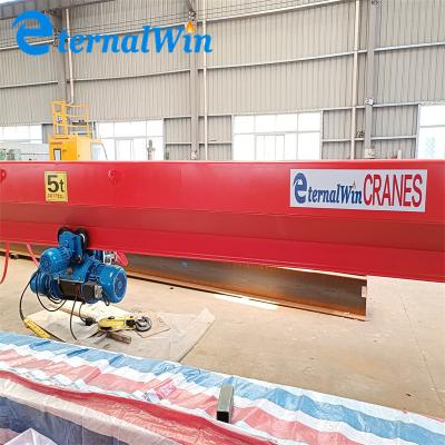 Chine Light Duty Cargo Lifting Bridge Crane Single Girder Overhead Crane à vendre