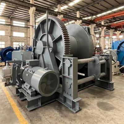 China OEM 10ton To 100ton Electric Hydraulic Marine Mooring Winch For Ships / Boats for sale