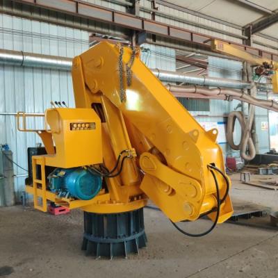 China 5ton 10ton 15ton 20ton 25ton Knuckle Boom Electric Marine Ship Port Deck Crane for sale