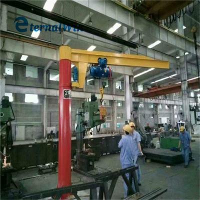 China Customized Cantilever Slewing Arm Crane With Electric Chain Hoist for sale