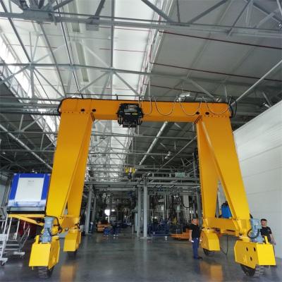 China 1-50 Ton Gantry Crane With Remote Control 5-20m Lift Height 0.8/8m/min Crane Speed for sale