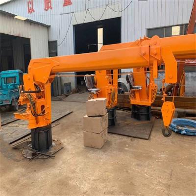 China 25t Hydraulic Mobile Harbour Crane Telescopic Boom Marine Deck Crane for sale