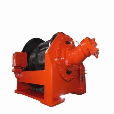 China Single Or Double Drum 10ton Marine Hydraulic Winch For Boat Ship Fishing for sale