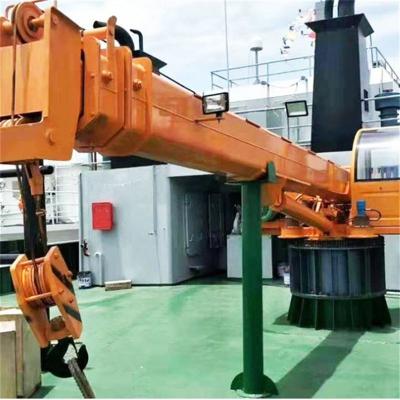 China Seaport Marine 30T Mobile Harbor Crane Marine Knuckle Boom Crane zu verkaufen