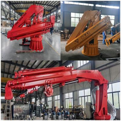 중국 10 Ton Knuckle Boom Marine Crane Truck Mounted Articulated Hydraulic Deck Crane 판매용