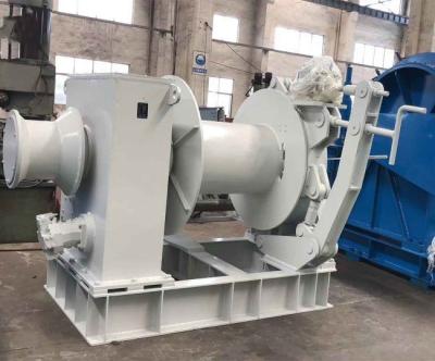 China 100KN 150KN 200KN Electric Hydraulic Ship Winch Marine Mooring Winch for sale