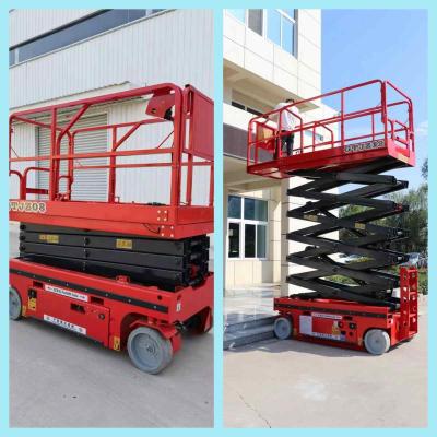 China OEM ODM Aerial Platform Lift Red Color Scissor Lifter 12m for sale