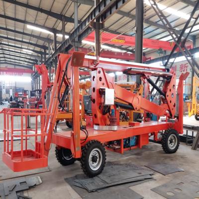 Китай Self Propelled Trailer Mounted Cherry Picker lift PLC Control System продается