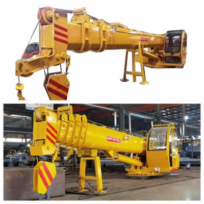 China Yellow Ship Mobile Harbour Crane 5T 10T Offshore Ship Deck Cranes Te koop