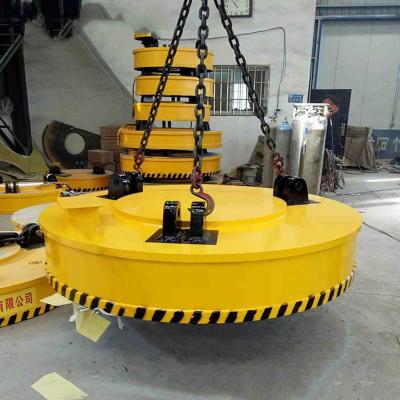 Cina Rotating Excavator Electromagnetic Chuck Overhead Crane Magnets 15 Ton 1500mm in vendita