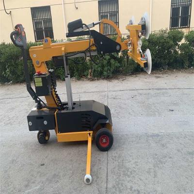 China 4pcs Suckers 300kg Manipulator Vacuum Glass Lifter With Solid Tires for sale