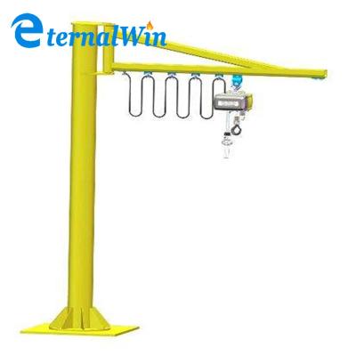 China Chain Hoist 1000kg Capacity Jib Crane With Customization for sale