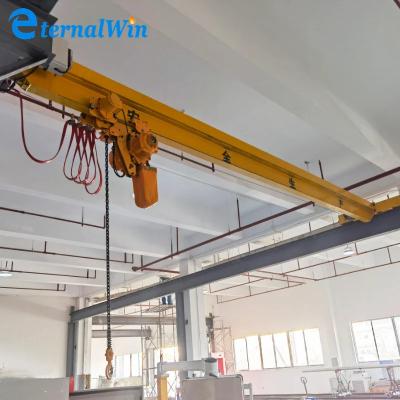 China Customized Color High Strength Steel Electric Single Girder Overhead Crane for sale