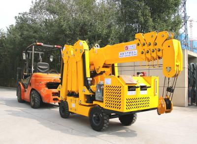 China 3tn Capacity Wheeled Or Crawler Portable Small Spider Type Lifting Equipment With Lifting Mechanism for sale