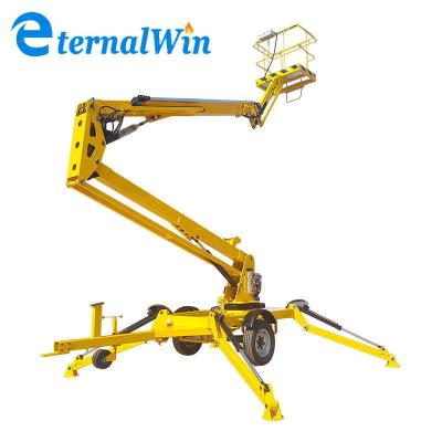 China 8m 10m 12m 14m Portable Platform Man Lift  Aerial Work Platform Hydraulic Machine for sale