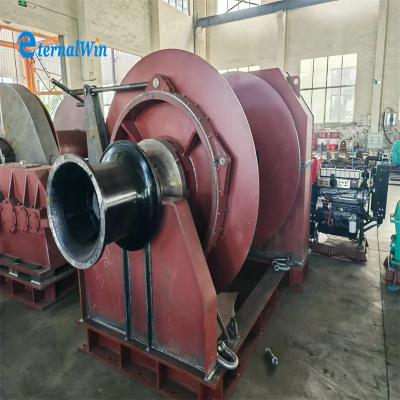 China Standard Hydraulic Station Marine Hydraulic Capstan 1-75 Ton Capacity for sale