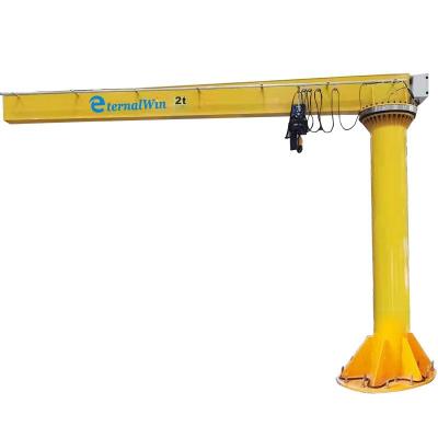 China Electric Chain Hoist Jib Crane Customized Height Steel Crane With 500kg-3ton Capacity for sale