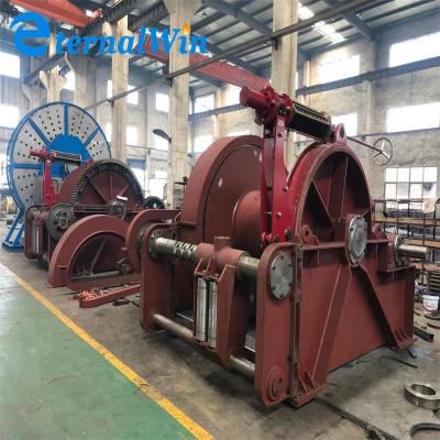 China Customized Hydraulic Winch For Marine With Metal Steel Construction And Rope Capacity for sale