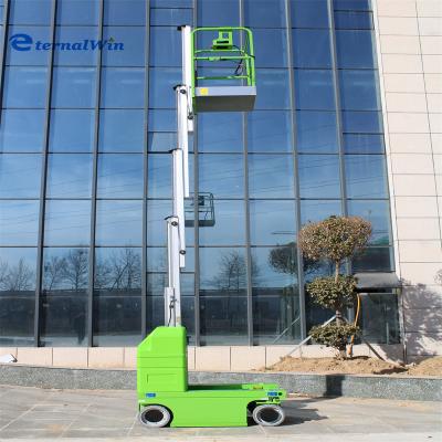 China High Safety System Aerial Work Platform Vertical Lift With Emergency Stop Button for sale