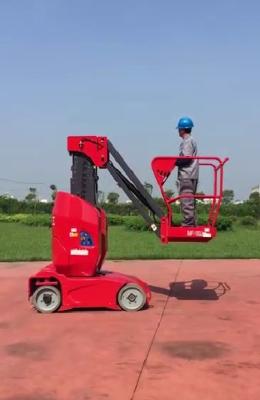 China Electric Lifting Platform Articulated Boom Lift For Man Lift With Anti-slip Platform Surface for sale