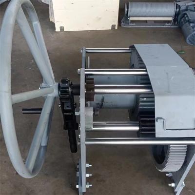 China 40ton Hand Winch 25mm Diameter Rope Customized Drawing Manual Hand Winch for sale