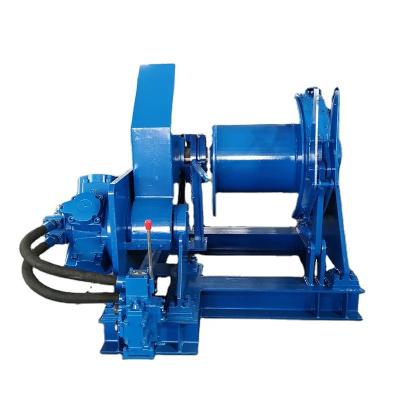 China Customized Winch Speed Marine Hydraulic Winch With Metal Steel And Rope Capacity for sale