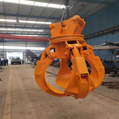 China Remote Control 3-12 Cbm Electric Hydraulic Clamshell Grab for sale