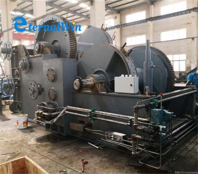 China Shipyard Slipway Marine Hydraulic Winch 55T For Seaport Construction for sale