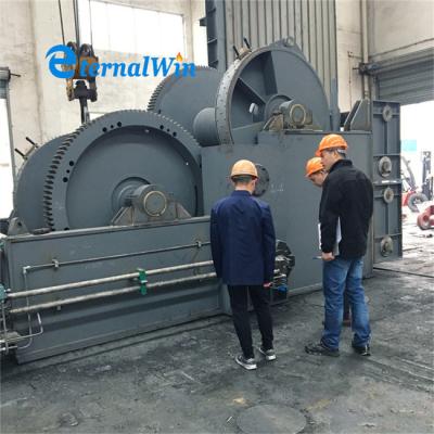 China Vessel Deck Hydraulic Towing Winch 45ton For Indonesia Shipyards for sale