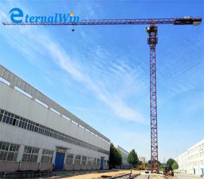 China Flat-Top Construction Tower Lifting Crane 2t 4t 6t 10t with Remote Control for sale