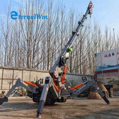China Telescopische boom 3 ton spin kraan staal voor duurzaamheid en efficiëntie Te koop