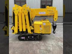 Telescopic Boom Hydraulic Spider Crawler Crane Remote Control Spider Lifting Equipment