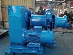 30ton pulling ship mooring anchor Marine hydraulic winch with hydraulic pump station