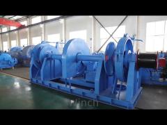 Customized 1-75ton Marine Hydraulic Winch With Standard Hydraulic Station